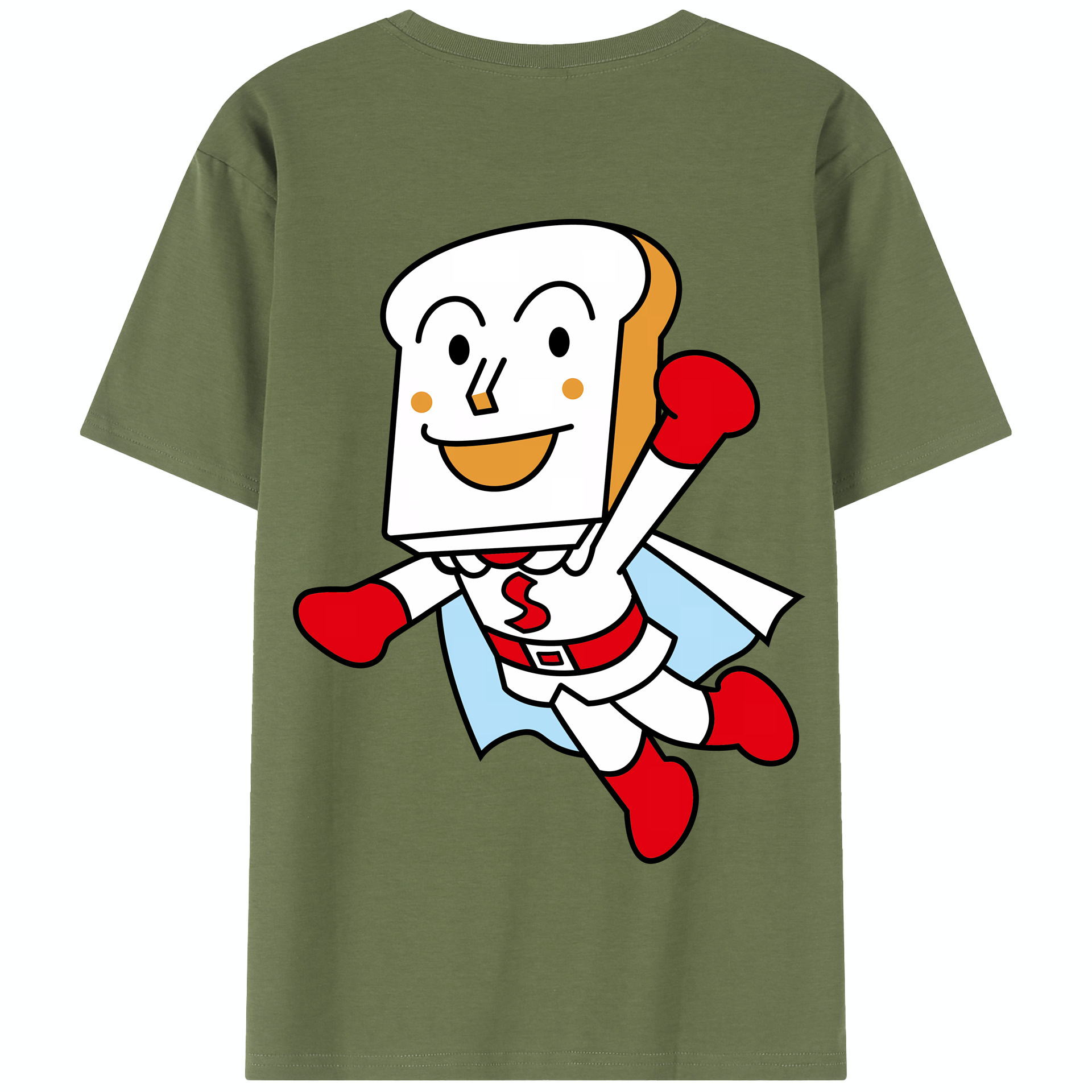 （画像用） アンパンマン Anpanman 綿100％半袖Tシャツ（背面プリント）